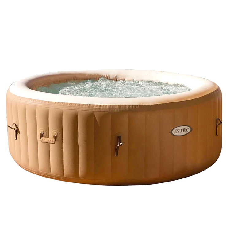Надувное джакузи для улицы Intex Bubble Massage 145/196*71