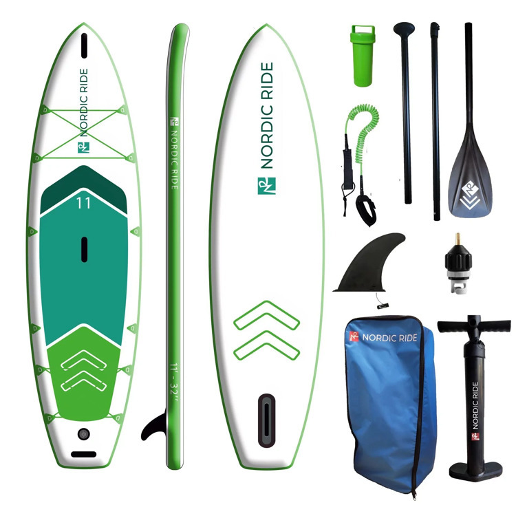 Надувная sup-доска Nordic Ride Green 11' 2025
